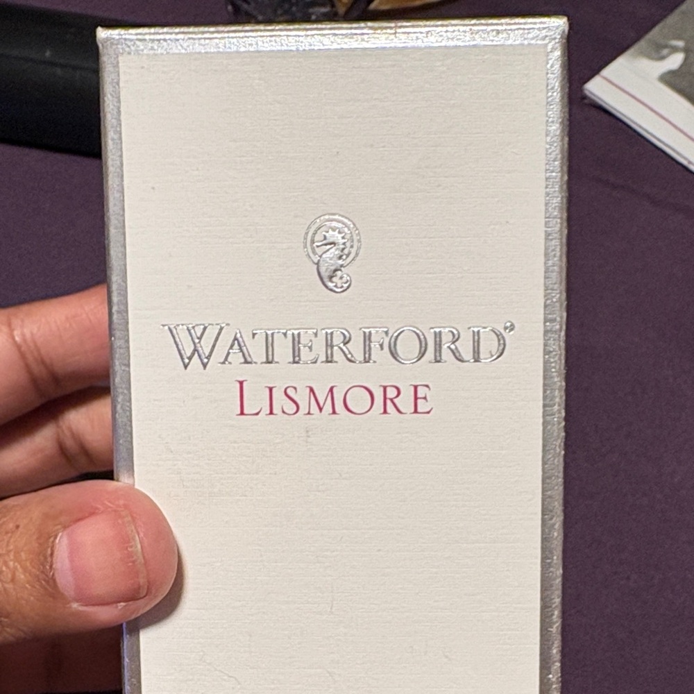 Waterford Lismore perfume with Silver Trim